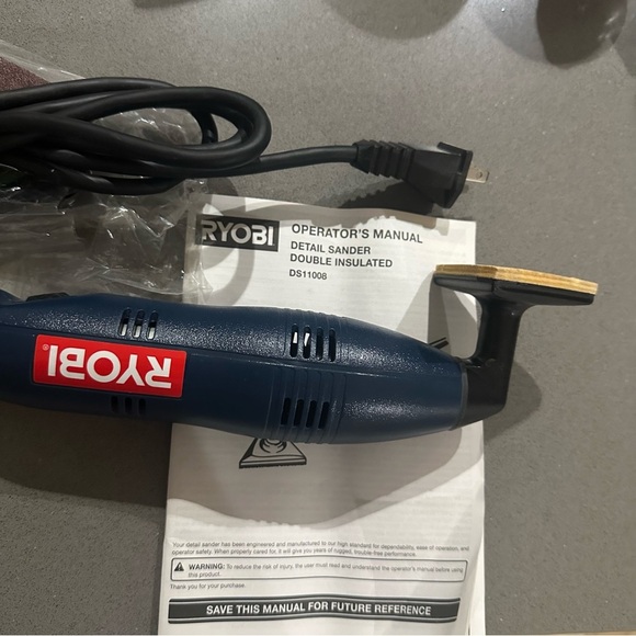 Ryobi DS11008 Corded Detail Sander – Gently Used, Tested - Picture 1 of 9